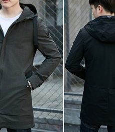 市场上装-中长外套-时尚男装中长外套