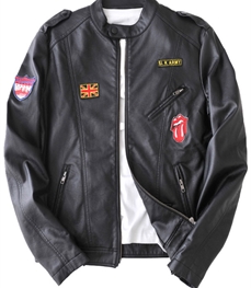 市场上装-皮衣-休闲男装皮衣