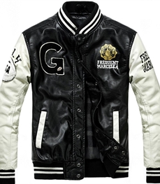 市场上装-皮衣-时尚男装皮衣