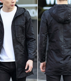 市场上装-中长外套-时尚男装中长外套