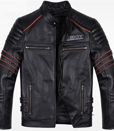 市场上装-皮衣-时尚男装皮衣