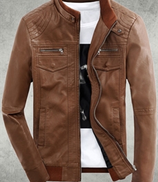 市场上装-皮衣-时尚男装皮衣