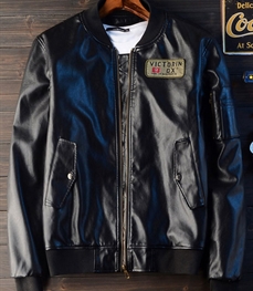 市场上装-皮衣-时尚男装皮衣