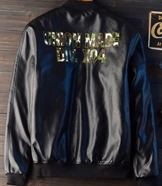 市场上装-皮衣-时尚男装皮衣