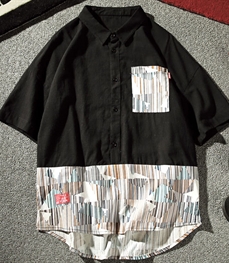 市场上装-衬衫-时尚男装衬衫