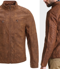 市场上装-皮衣-休闲男装皮衣