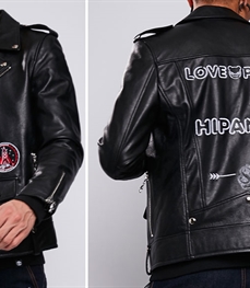 市场上装-皮衣-休闲男装皮衣