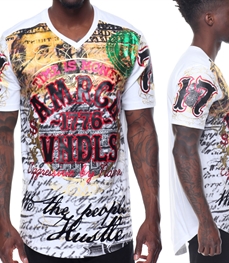 市场上装-T恤-时尚男装t恤