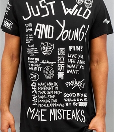 市场上装-T恤-时尚男装t恤