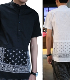 市场上装-衬衫-时尚男装衬衫