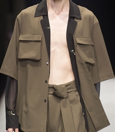 市场上装-衬衫-休闲男装衬衫