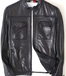 市场上装-皮衣-时尚男装皮衣