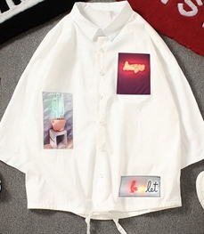 市场上装-衬衫-时尚男装衬衫