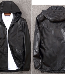 市场上装-皮衣-时尚男装皮衣