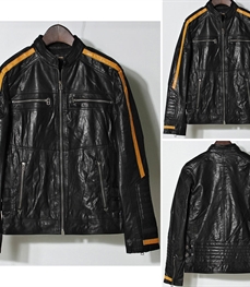 市场上装-皮衣-时尚男装皮衣