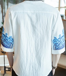 市场上装-衬衫-时尚男装衬衫