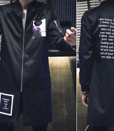 市场上装-中长外套-时尚男装中长外套