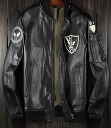 市场上装-皮衣-时尚男装皮衣