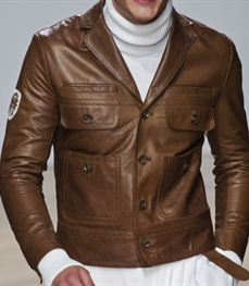 市场上装-皮衣-时尚商务皮衣