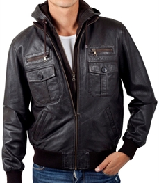 市场上装-皮衣-时尚男装皮衣
