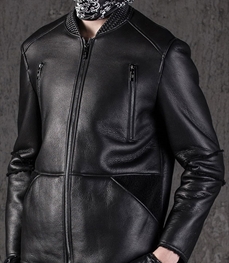 市场上装-皮衣-时尚男装皮衣