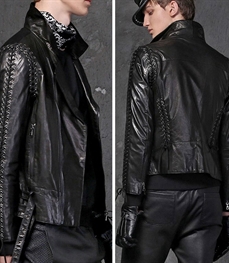 市场上装-皮衣-时尚男装皮衣
