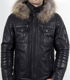 市场上装-皮衣-时尚男装皮衣