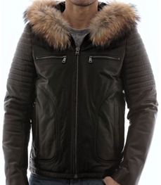 市场上装-皮衣-时尚男装皮衣