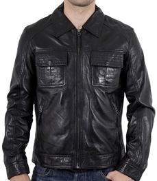 市场上装-皮衣-时尚男装皮衣