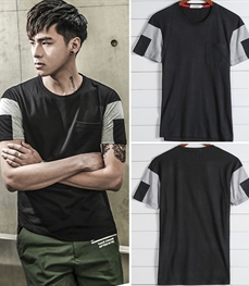 市场上装-T恤-时尚男装t恤