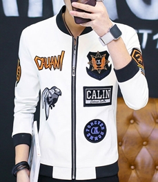 市场上装-皮衣-时尚男装皮衣