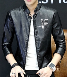 市场上装-皮衣-时尚男装皮衣