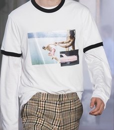 市场上装-T恤-时尚商务t恤