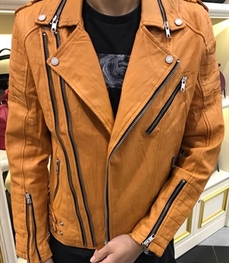 市场上装-皮衣-休闲男装皮衣