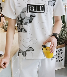 市场上装-套装-休闲男装套装