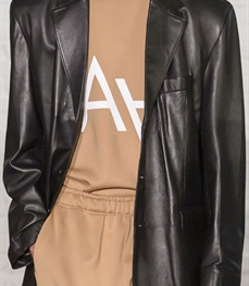 市场上装-皮衣-时尚商务皮衣