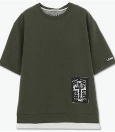 市场上装-T恤-休闲男装t恤