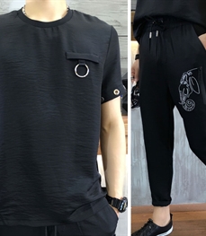 市场上装-套装-休闲男装套装