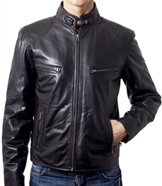 市场上装-皮衣-时尚男装皮衣
