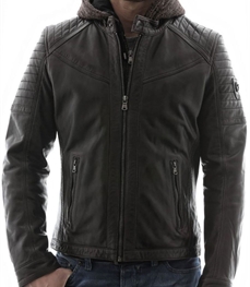 市场上装-皮衣-时尚男装皮衣