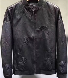 市场上装-皮衣-时尚男装皮衣