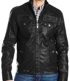 市场上装-皮衣-时尚商务皮衣