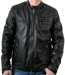 市场上装-皮衣-时尚男装皮衣
