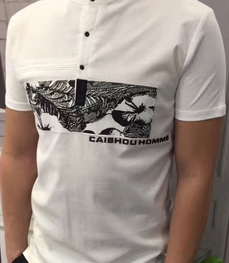 市场上装-T恤-时尚男装t恤