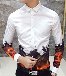 市场上装-衬衫-时尚男装衬衫