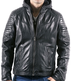 市场上装-皮衣-时尚男装皮衣