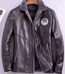 市场上装-皮衣-时尚男装皮衣