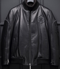 市场上装-皮衣-时尚男装皮衣