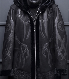 市场上装-皮衣-时尚男装皮衣