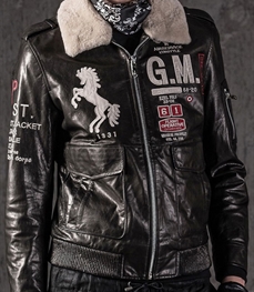 市场上装-皮衣-休闲男装皮衣